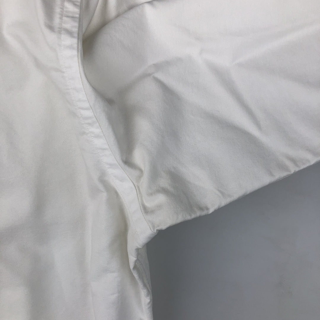Ralph Lauren long sleeve button down shirt, men's XL size cotton white type Vintage Second Hand