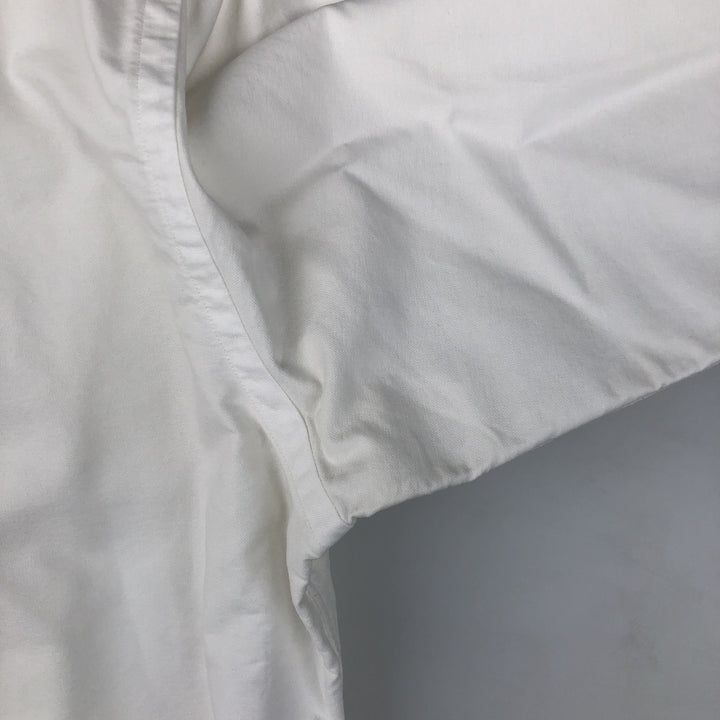 Ralph Lauren long sleeve button down shirt, men's XL size cotton white type Vintage Second Hand