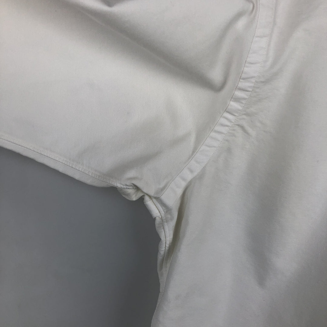 Ralph Lauren long sleeve button down shirt, men's XL size cotton white type Vintage Second Hand