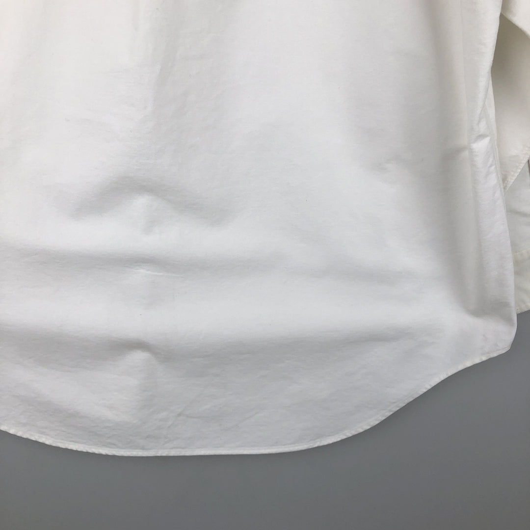 Ralph Lauren long sleeve button down shirt, men's XL size cotton white type Vintage Second Hand