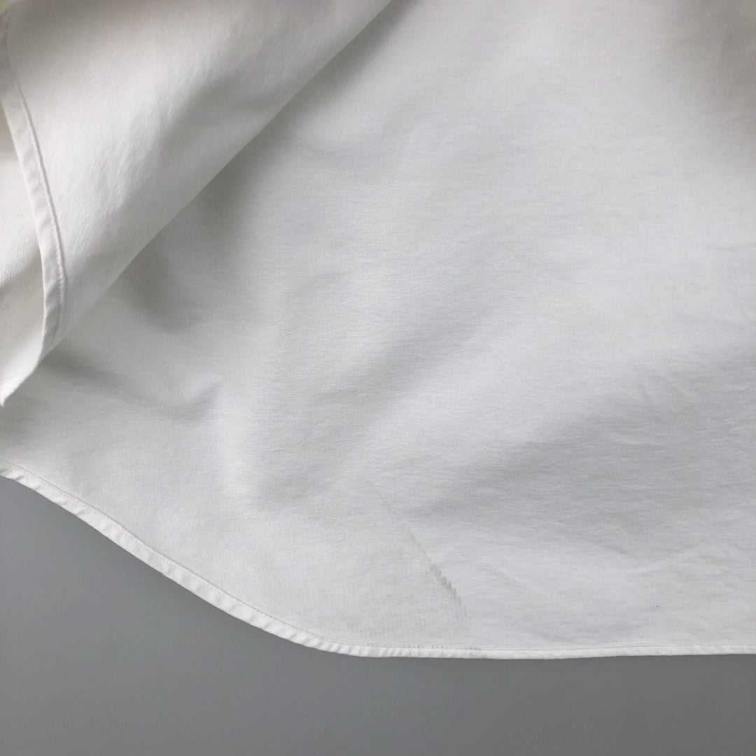 Ralph Lauren long sleeve button down shirt, men's XL size cotton white type Vintage Second Hand