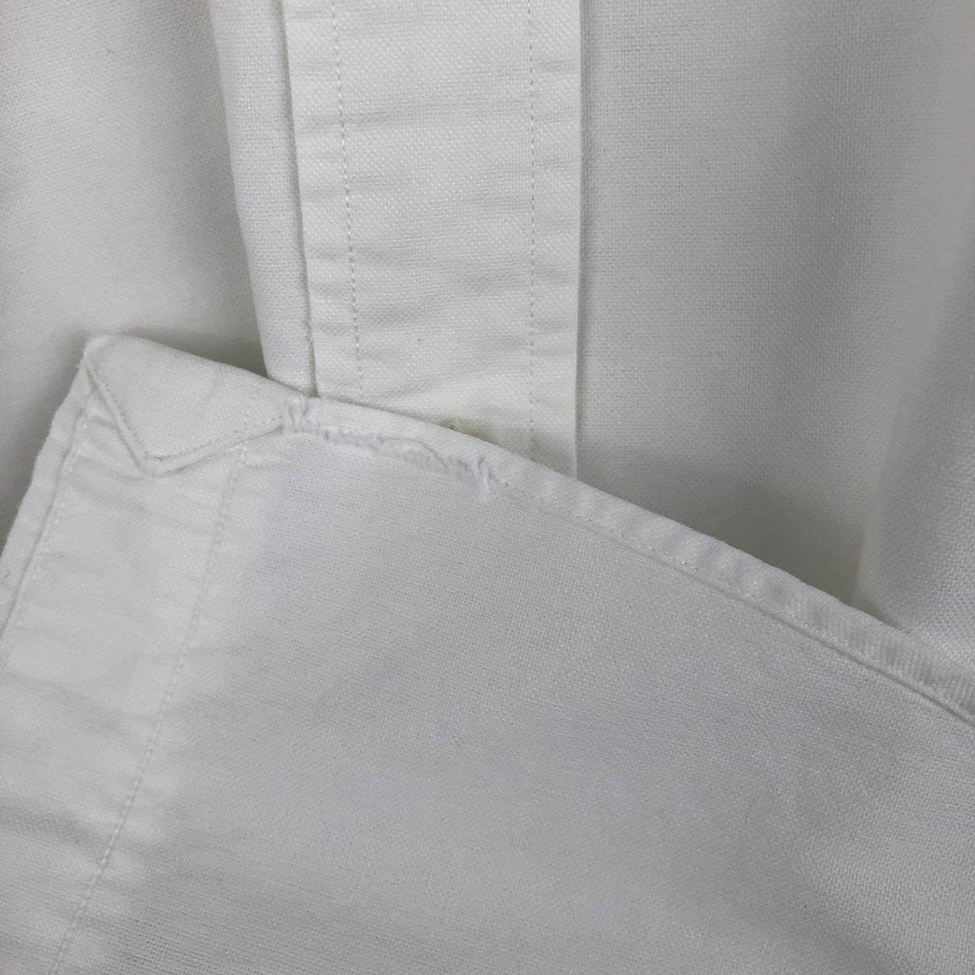 Ralph Lauren long sleeve button down shirt, men's XL size cotton white type Vintage Second Hand