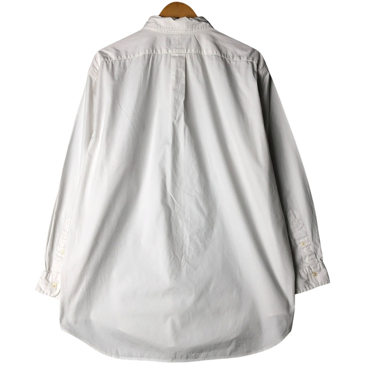 Ralph Lauren YARMOUTH long sleeve button down shirt, men's XL size cotton white type Vintage Second Hand