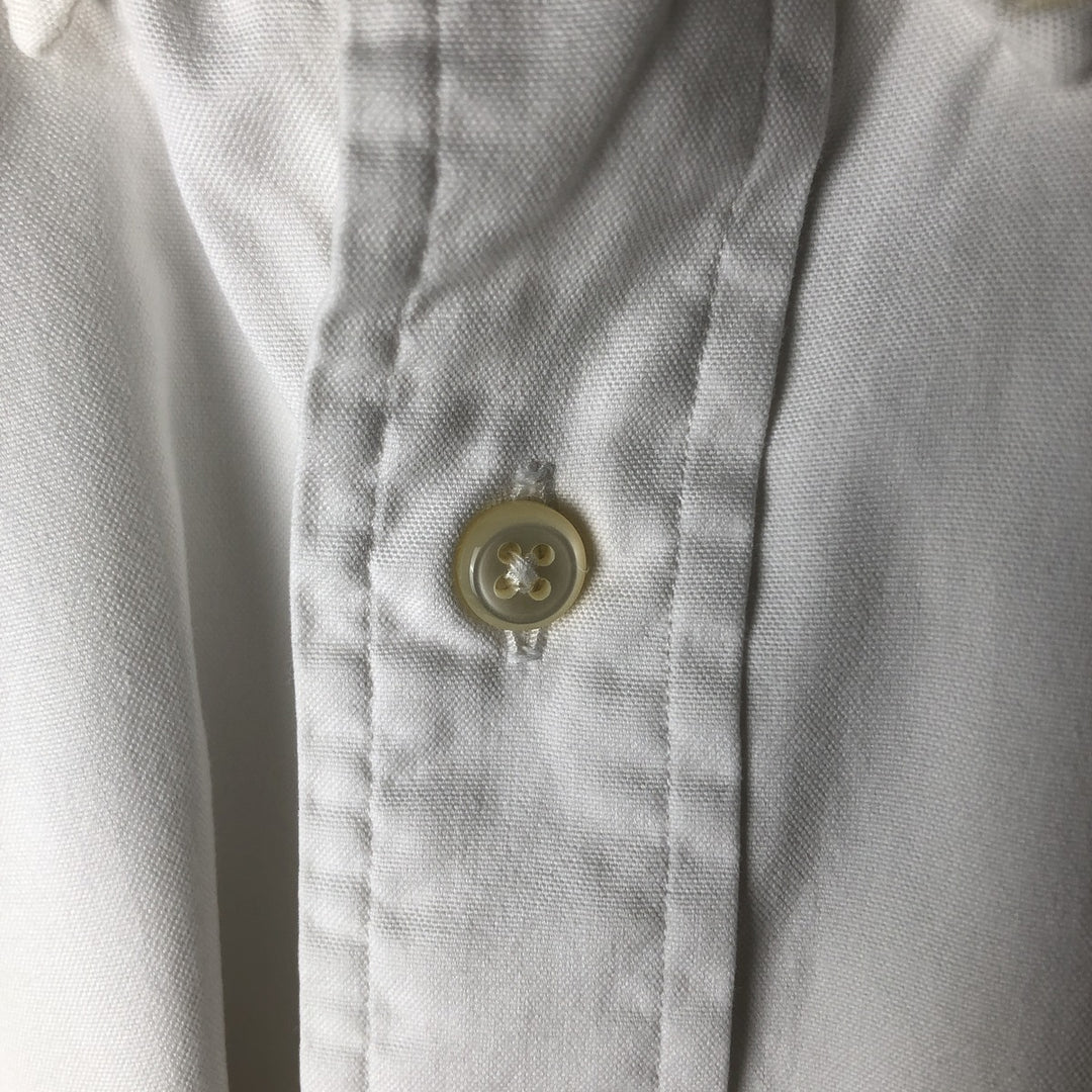 Ralph Lauren YARMOUTH long sleeve button down shirt, men's XL size cotton white type Vintage Second Hand