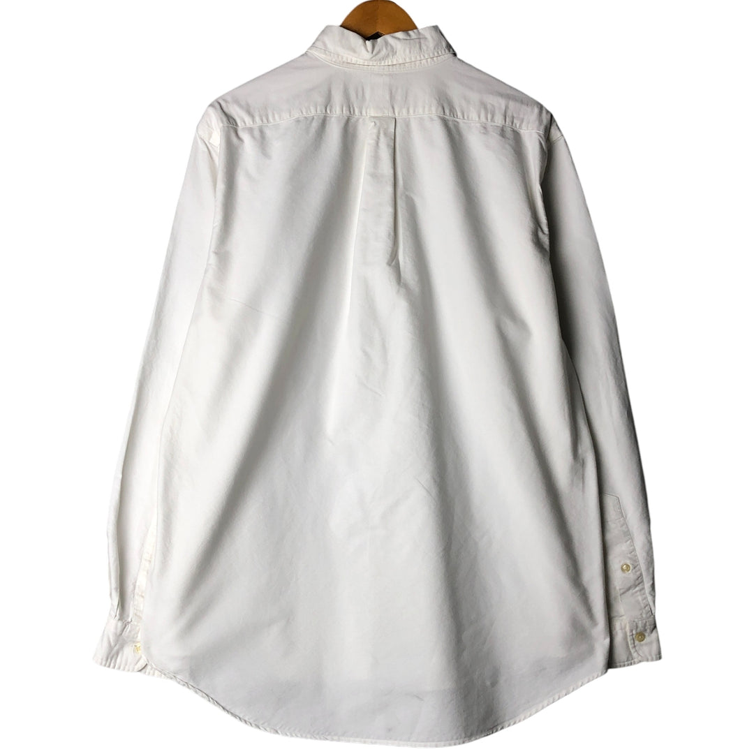 Ralph Lauren Classic Fit Long Sleeve Button Down Shirt Men's XL cotton white type Vintage Second Hand