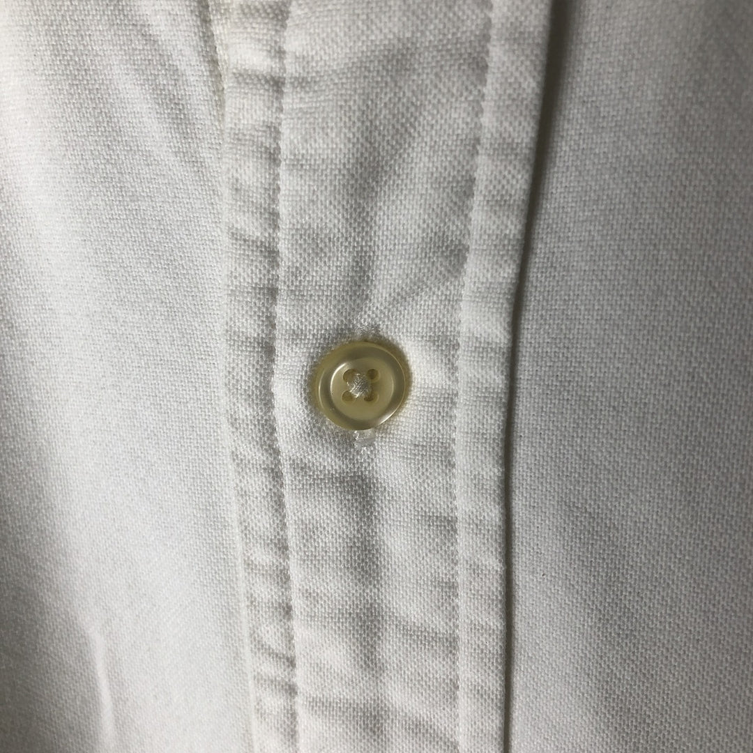 Ralph Lauren Classic Fit Long Sleeve Button Down Shirt Men's XL cotton white type Vintage Second Hand