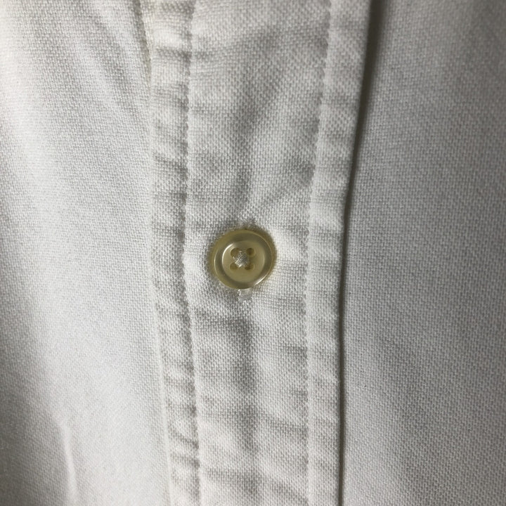 Ralph Lauren Classic Fit Long Sleeve Button Down Shirt Men's XL cotton white type Vintage Second Hand