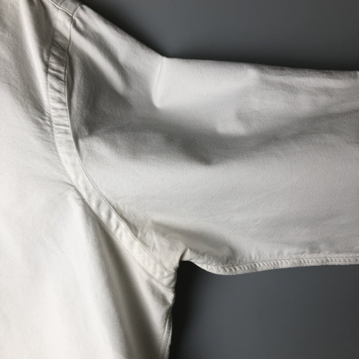 Ralph Lauren Classic Fit Long Sleeve Button Down Shirt Men's XL cotton white type Vintage Second Hand