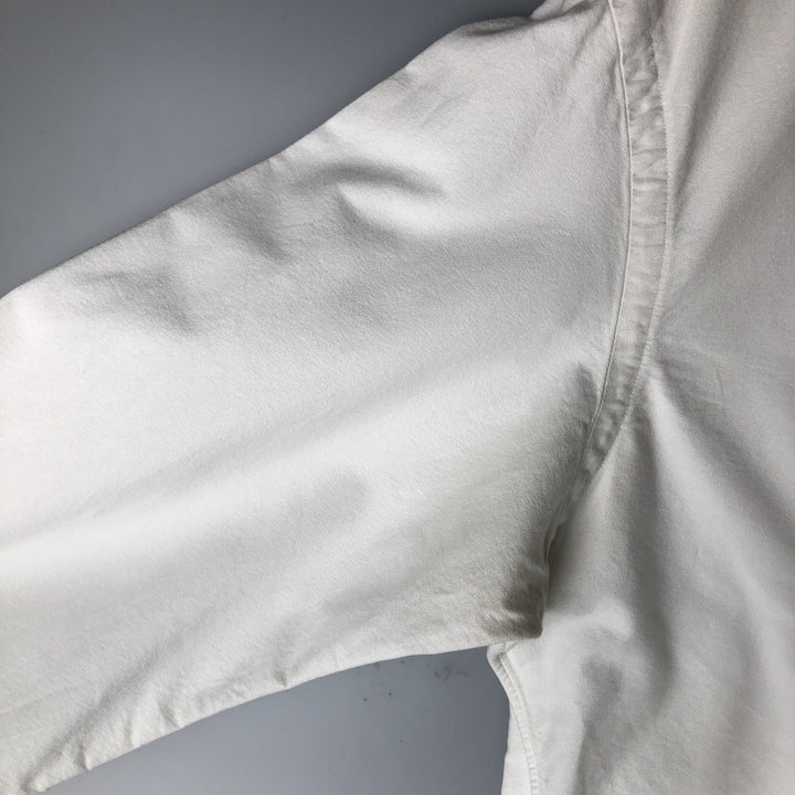 Ralph Lauren Classic Fit Long Sleeve Button Down Shirt Men's XL cotton white type Vintage Second Hand