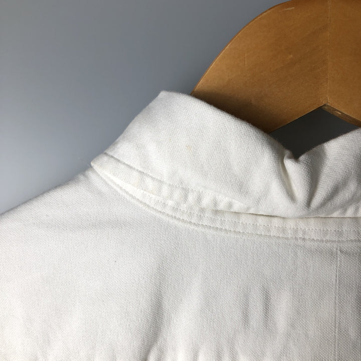 Ralph Lauren Classic Fit Long Sleeve Button Down Shirt Men's XL cotton white type Vintage Second Hand