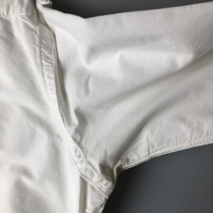 Ralph Lauren Classic Fit Long Sleeve Button Down Shirt Men's XL cotton white type Vintage Second Hand