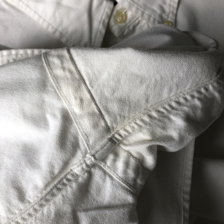 Ralph Lauren Classic Fit Long Sleeve Button Down Shirt Men's XL cotton white type Vintage Second Hand