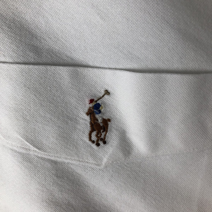 Ralph Lauren Classic Fit Long Sleeve Button Down Shirt Men's XL cotton white type Vintage Second Hand