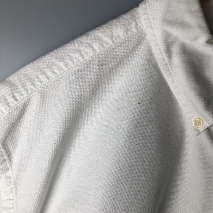 Ralph Lauren Classic Fit Long Sleeve Button Down Shirt Men's XL cotton white type Vintage Second Hand