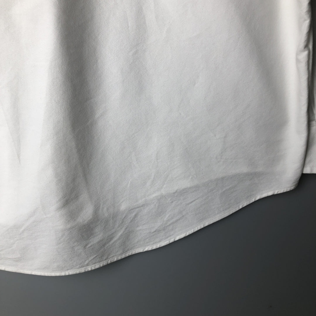 Ralph Lauren Classic Fit Long Sleeve Button Down Shirt Men's XL cotton white type Vintage Second Hand