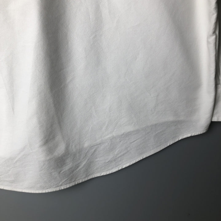 Ralph Lauren Classic Fit Long Sleeve Button Down Shirt Men's XL cotton white type Vintage Second Hand