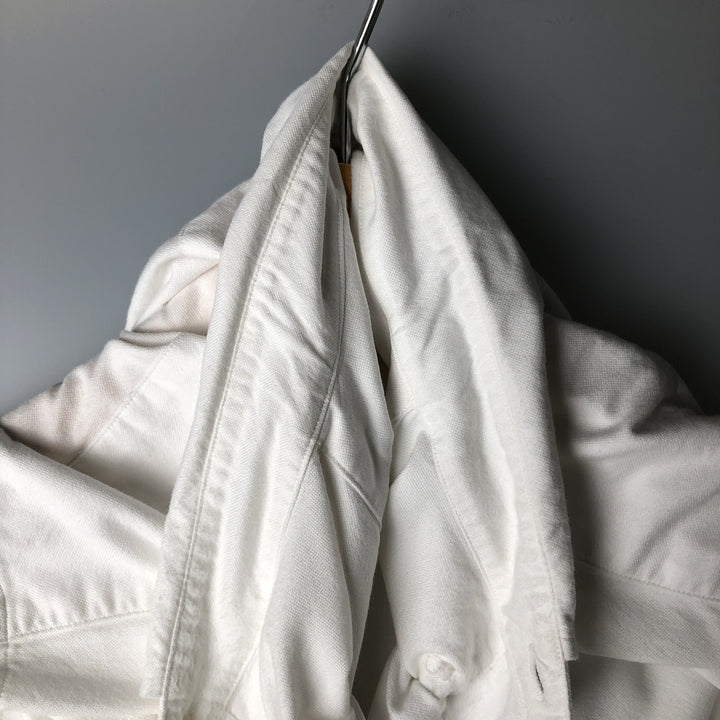 Ralph Lauren Classic Fit Long Sleeve Button Down Shirt Men's XL cotton white type Vintage Second Hand