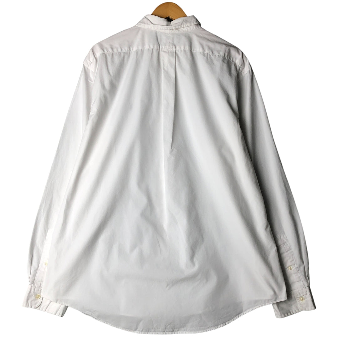 Ralph Lauren Custom Fit Long Sleeve Button Down Shirt Men's XXL cotton white type Vintage Second Hand
