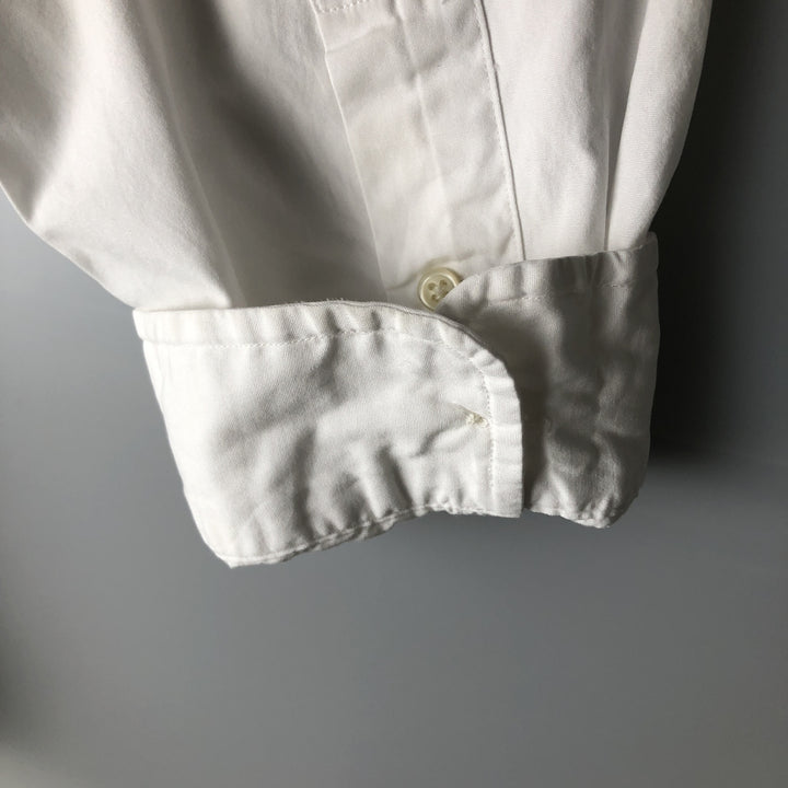 Ralph Lauren Custom Fit Long Sleeve Button Down Shirt Men's XXL cotton white type Vintage Second Hand