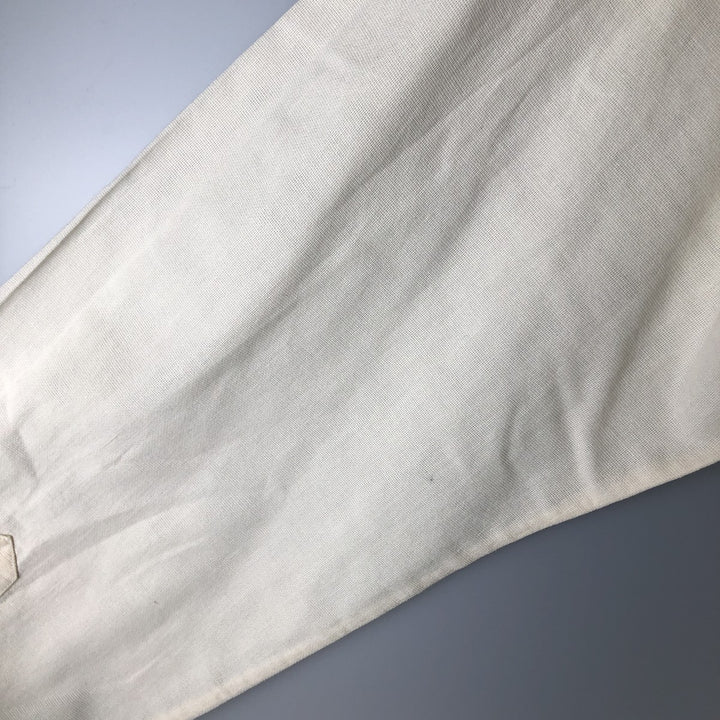 Ralph Lauren POLO by Ralph Lauren MARLOWE CUSTOM FIT long-sleeved cotton sheer shirt, men's size XL cotton ivory Vintage Second Hand