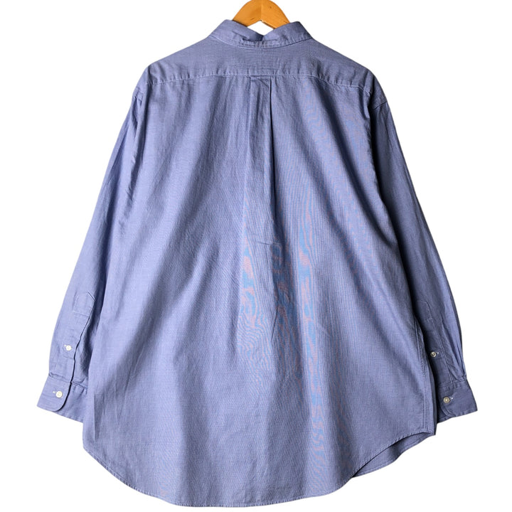 Ralph Lauren Classic Fit Long Sleeve Button Down Shirt Men's XL cotton blue type Vintage Second Hand