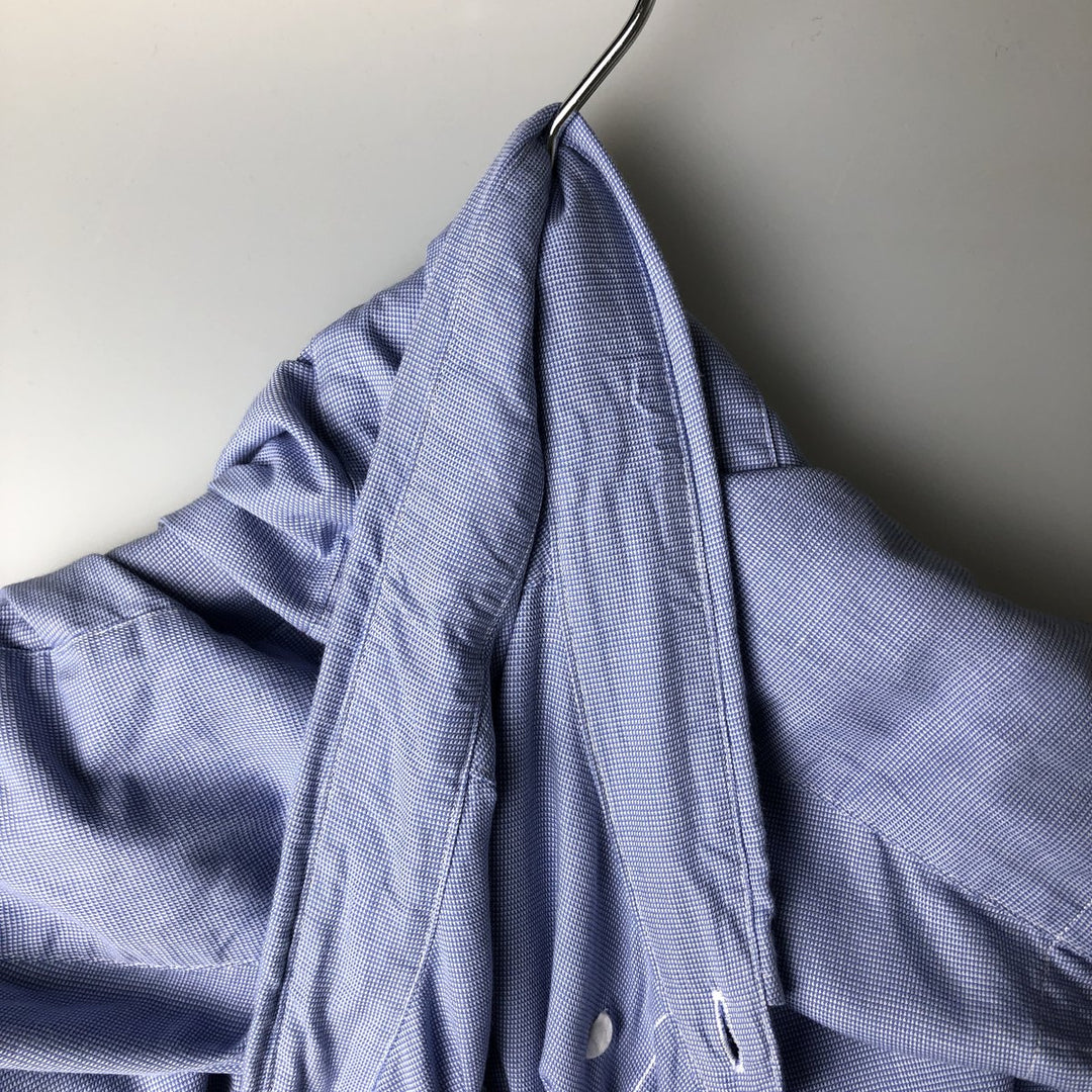 Ralph Lauren Classic Fit Long Sleeve Button Down Shirt Men's XL cotton blue type Vintage Second Hand