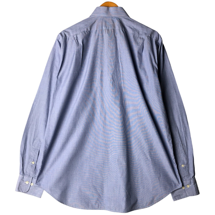 Ralph Lauren POLO by Ralph Lauren REGENT CLASSIC FIT long sleeve cotton shirt, men's size L cotton blue type Vintage Second Hand