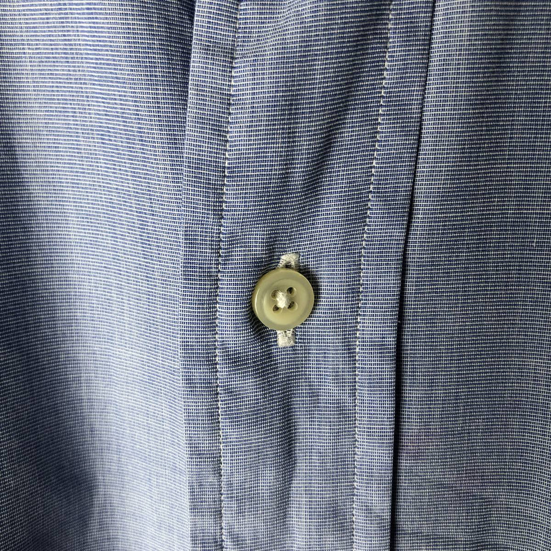 Ralph Lauren POLO by Ralph Lauren REGENT CLASSIC FIT long sleeve cotton shirt, men's size L cotton blue type Vintage Second Hand
