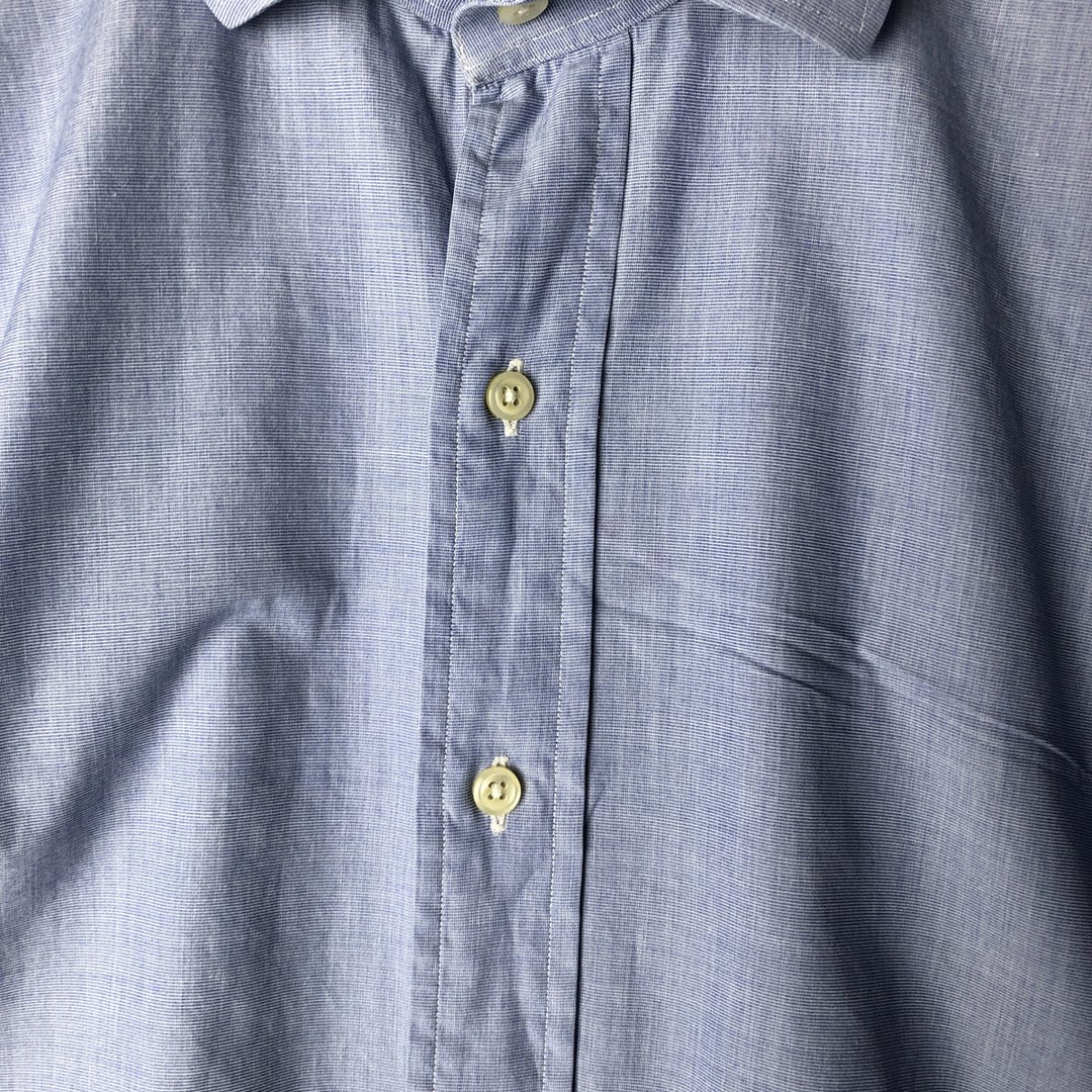 Ralph Lauren POLO by Ralph Lauren REGENT CLASSIC FIT long sleeve cotton shirt, men's size L cotton blue type Vintage Second Hand