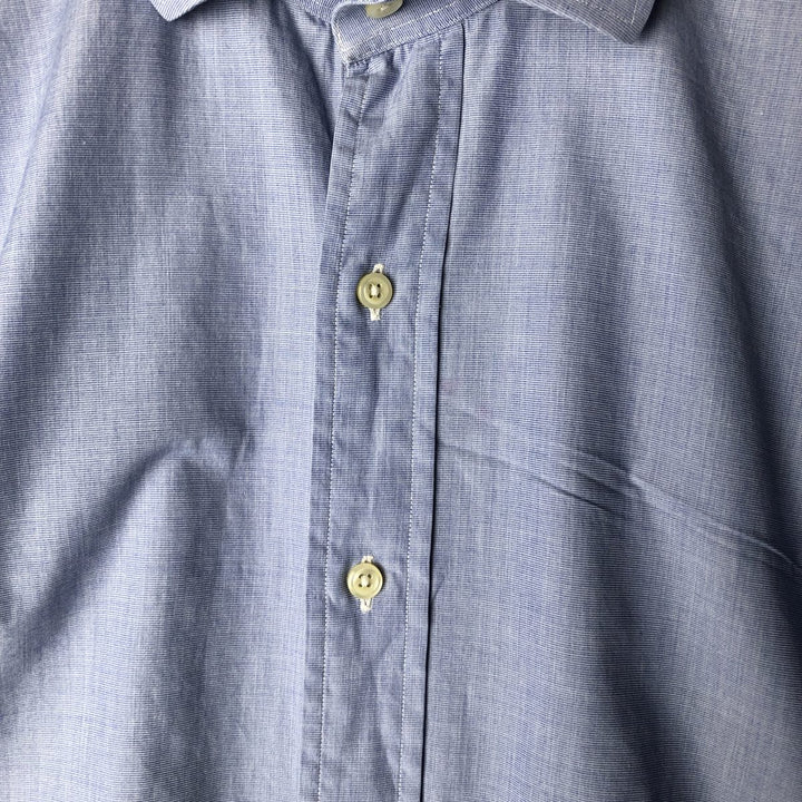 Ralph Lauren POLO by Ralph Lauren REGENT CLASSIC FIT long sleeve cotton shirt, men's size L cotton blue type Vintage Second Hand