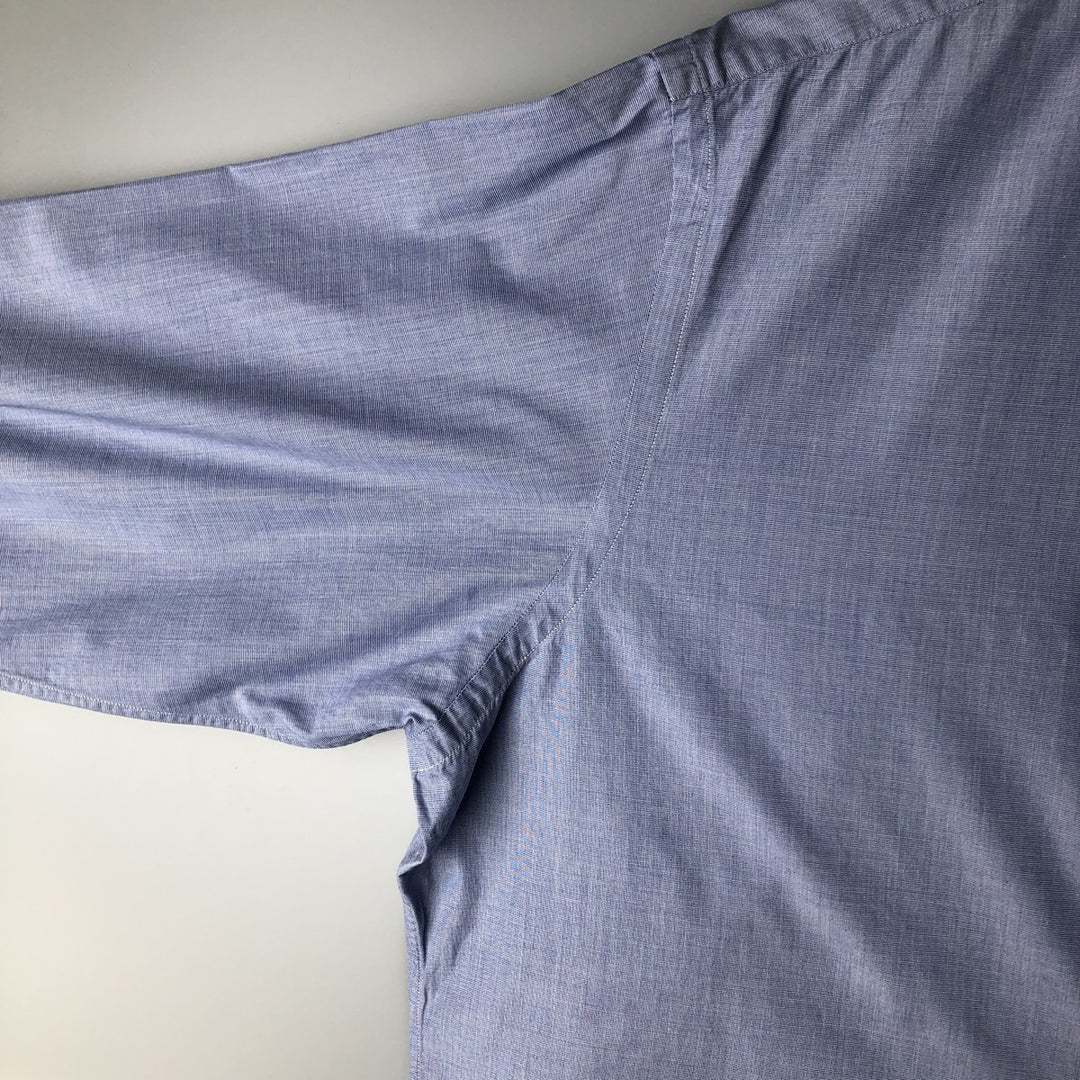 Ralph Lauren POLO by Ralph Lauren REGENT CLASSIC FIT long sleeve cotton shirt, men's size L cotton blue type Vintage Second Hand