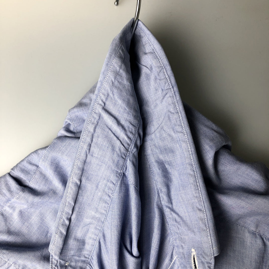 Ralph Lauren POLO by Ralph Lauren REGENT CLASSIC FIT long sleeve cotton shirt, men's size L cotton blue type Vintage Second Hand