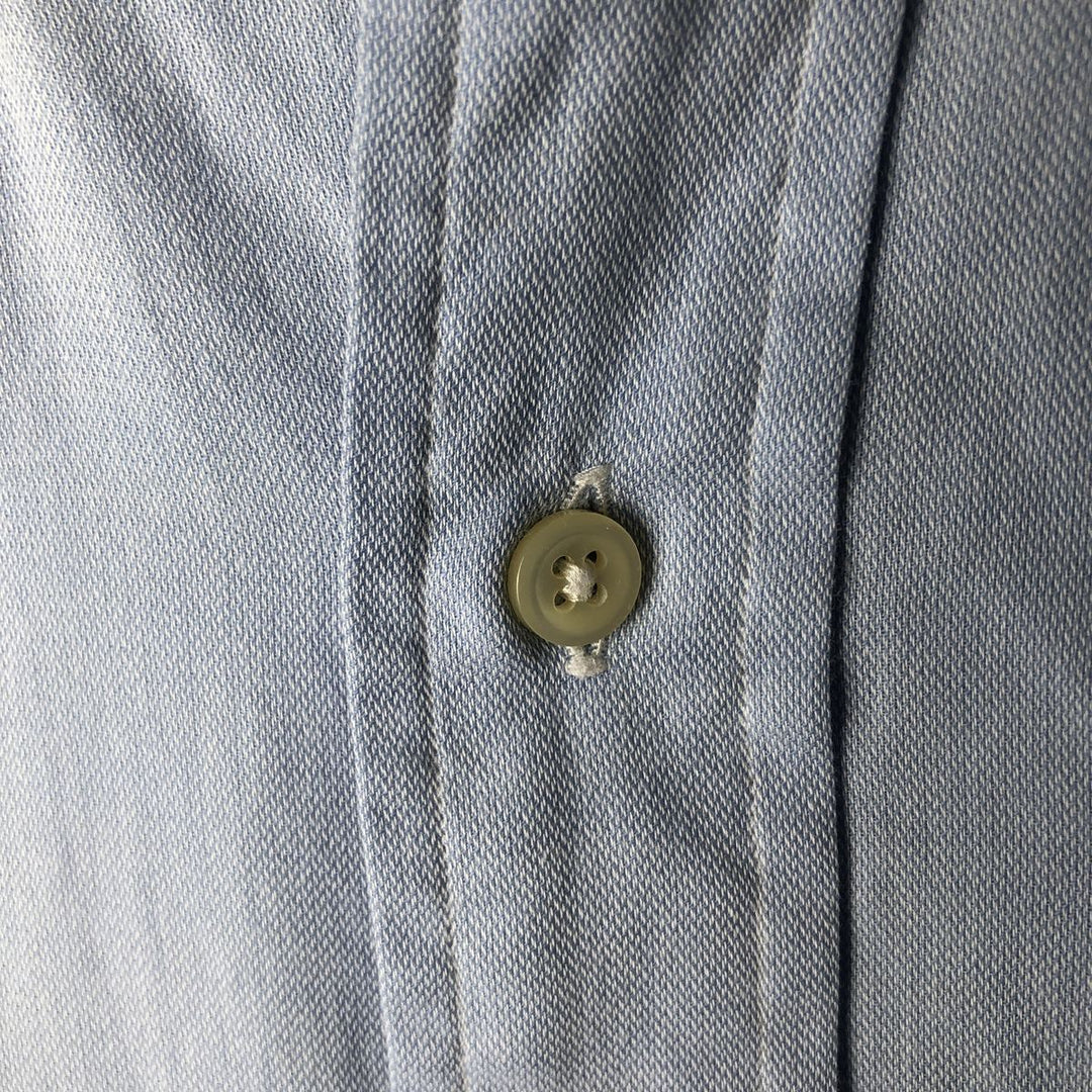 Ralph Lauren YARMOUTH long sleeve button down shirt, men's size L cotton Blue type light blue Vintage Second Hand