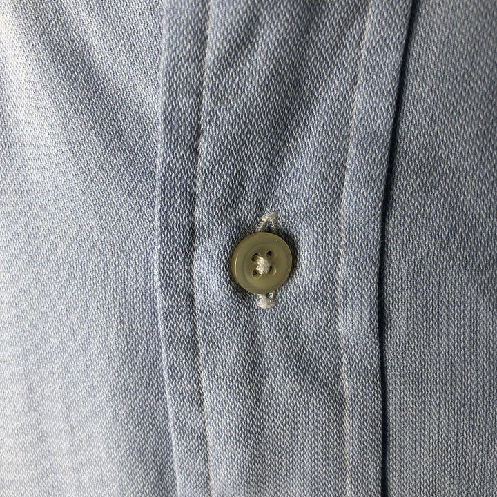 Ralph Lauren YARMOUTH long sleeve button down shirt, men's size L cotton Blue type light blue Vintage Second Hand