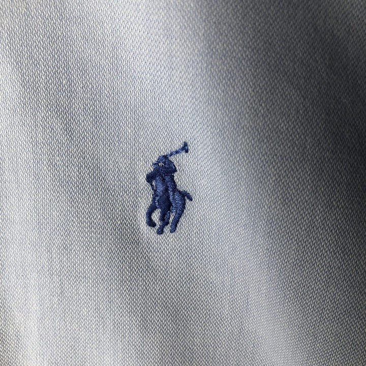 Ralph Lauren YARMOUTH long sleeve button down shirt, men's size L cotton Blue type light blue Vintage Second Hand