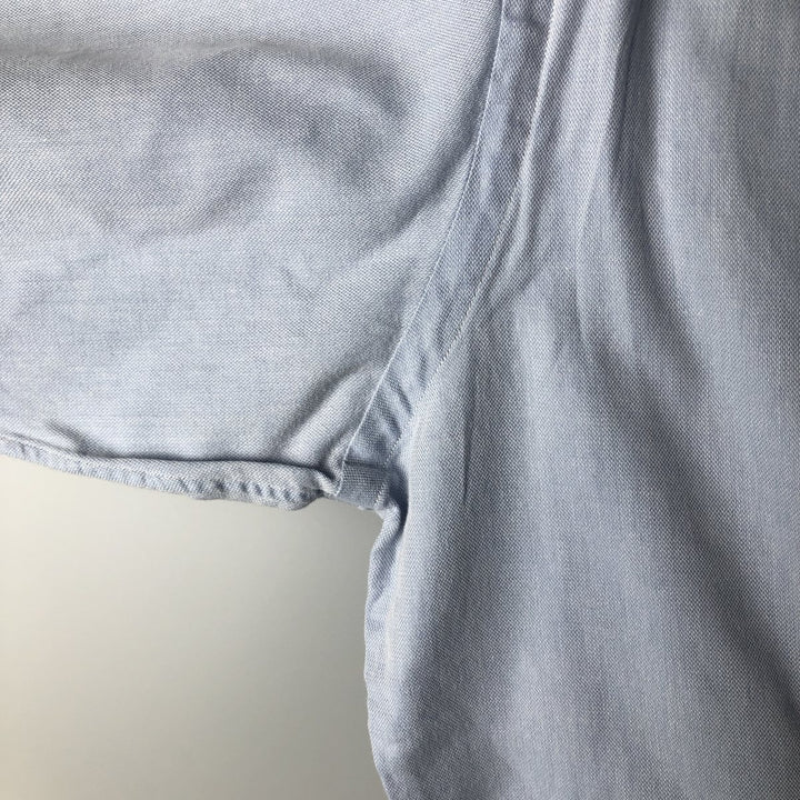 Ralph Lauren YARMOUTH long sleeve button down shirt, men's size L cotton Blue type light blue Vintage Second Hand