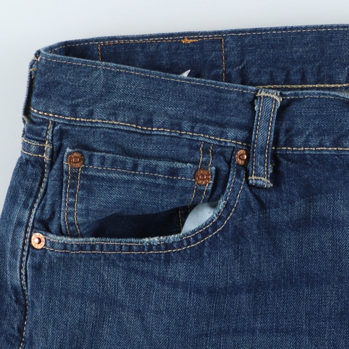 Levi's 501 straight denim pants for men, size W36 cotton blue type Vintage Second Hand