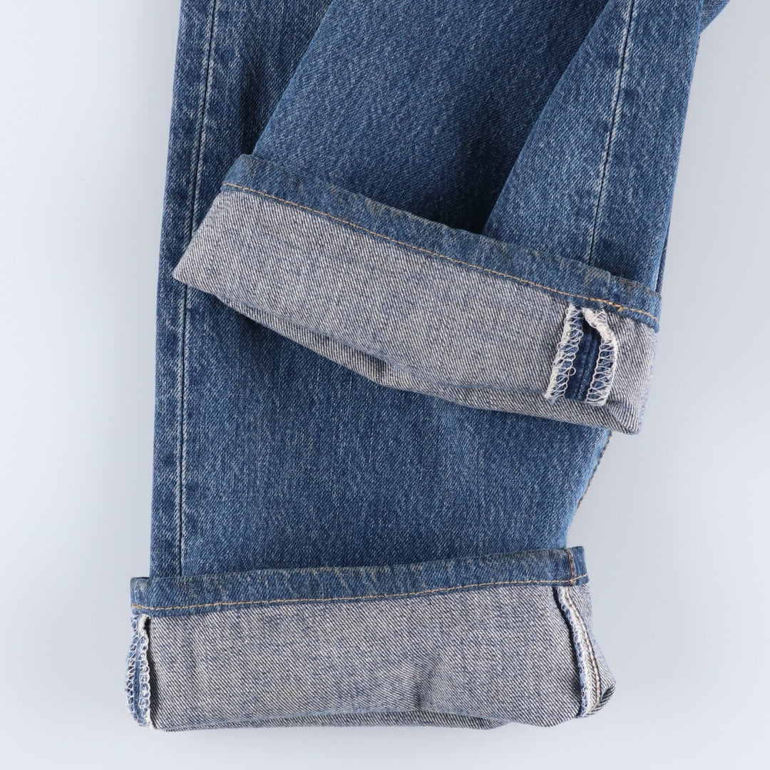 Levi's 501 Euro model straight denim pants for men, size W34 cotton blue type Vintage Second Hand