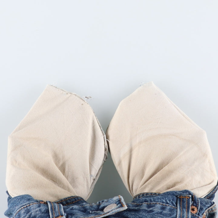 Levi's 501 Euro model straight denim pants for men, size W34 cotton blue type Vintage Second Hand