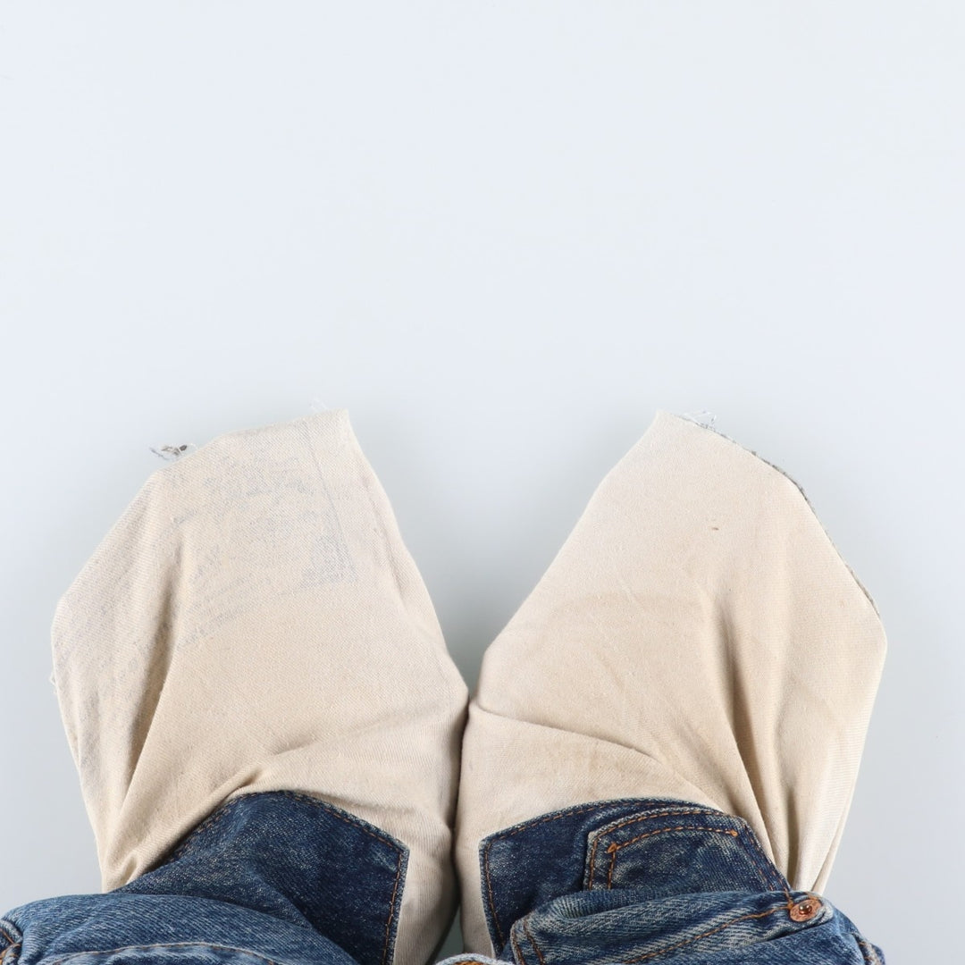 Levi's 501 Euro model straight denim pants for men, size W34 cotton blue type Vintage Second Hand