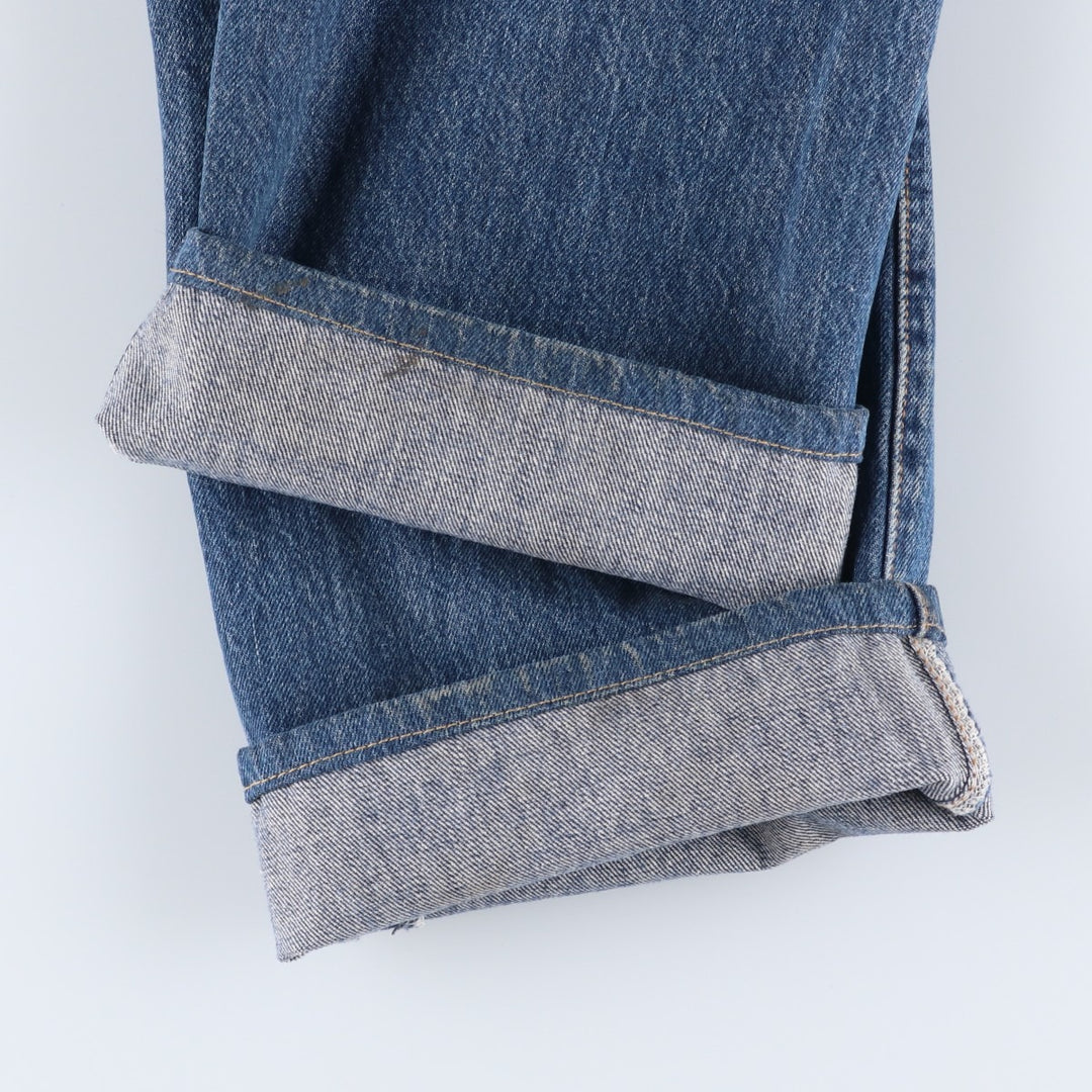 Levi's 501 Euro model straight denim pants for men, size W34 cotton blue type Vintage Second Hand