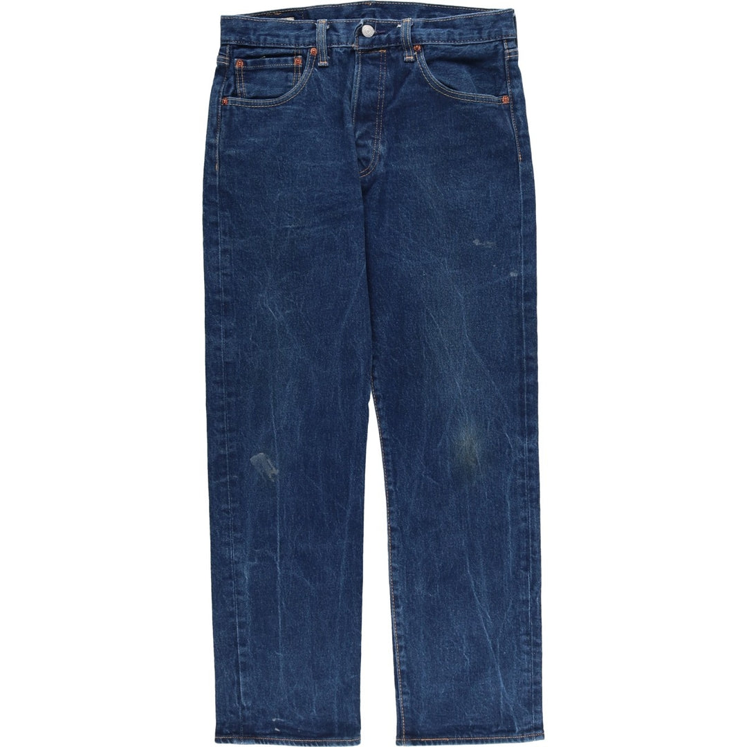 Levi's 501 straight denim pants for men, equivalent to w31 cotton blue type Vintage Second Hand