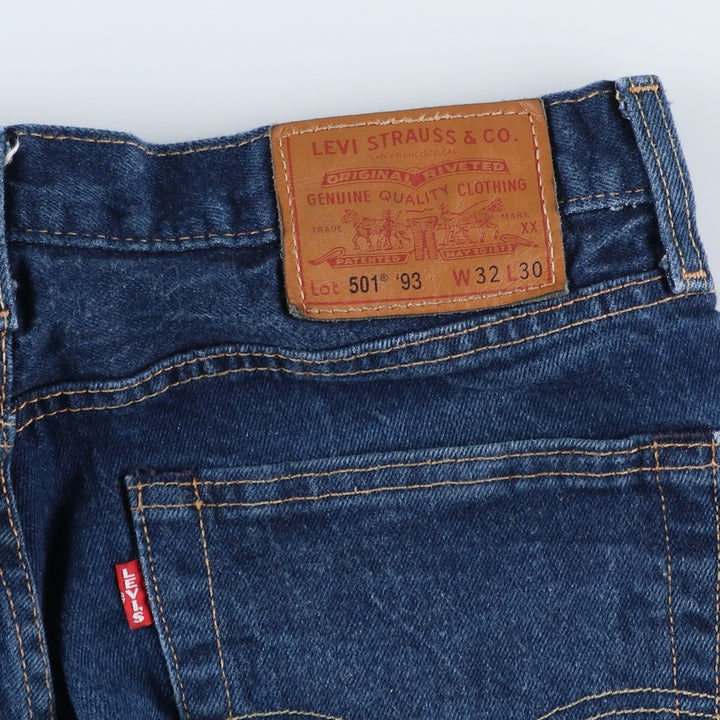 Levi's 501 straight denim pants for men, equivalent to w31 cotton blue type Vintage Second Hand