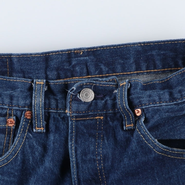 Levi's 501 straight denim pants for men, equivalent to w31 cotton blue type Vintage Second Hand