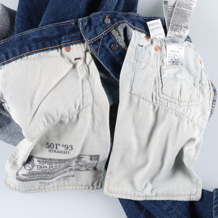 Levi's 501 straight denim pants for men, equivalent to w31 cotton blue type Vintage Second Hand