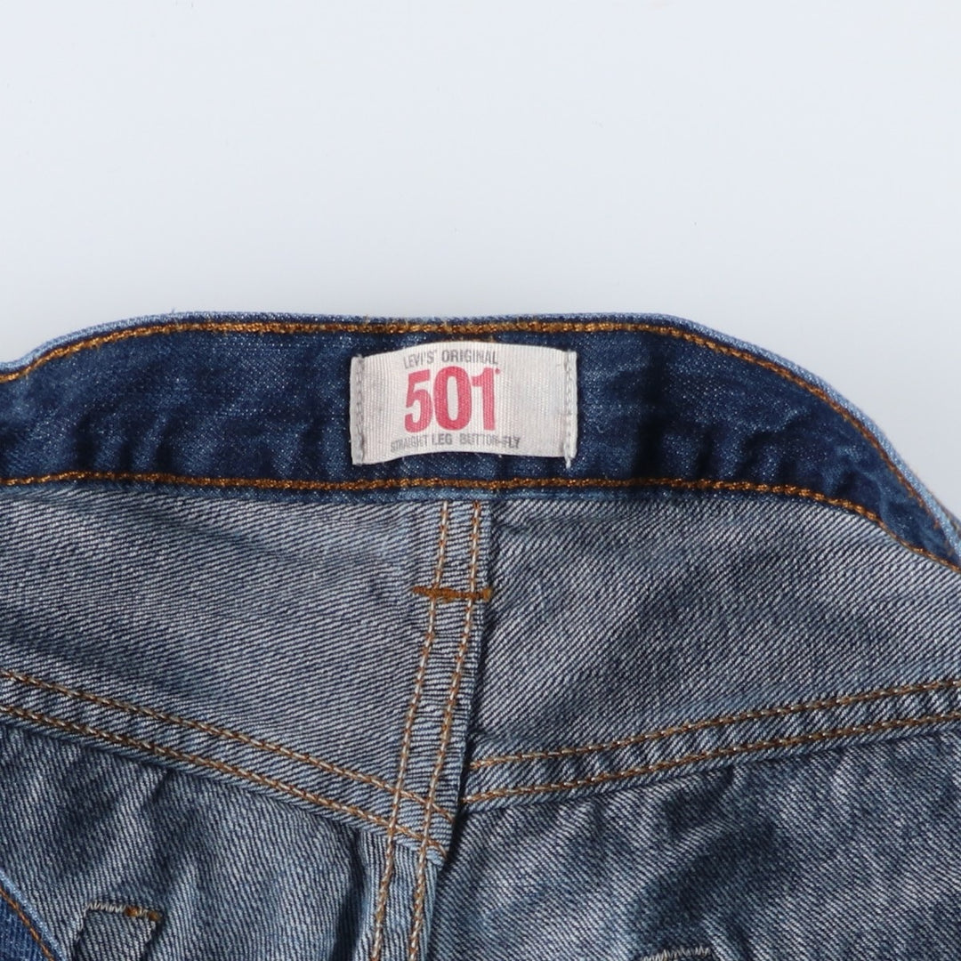 Levi's 501 Euro Model Straight Denim Pants Men's W36 cotton blue type Vintage Second Hand