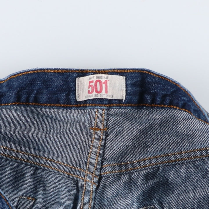 Levi's 501 Euro Model Straight Denim Pants Men's W36 cotton blue type Vintage Second Hand