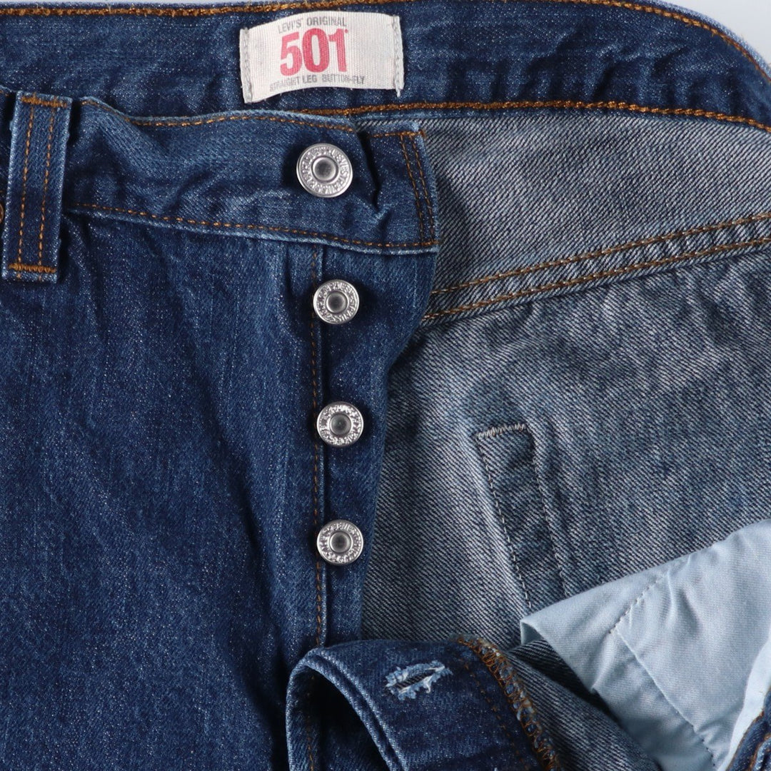 Levi's 501 Euro Model Straight Denim Pants Men's W36 cotton blue type Vintage Second Hand