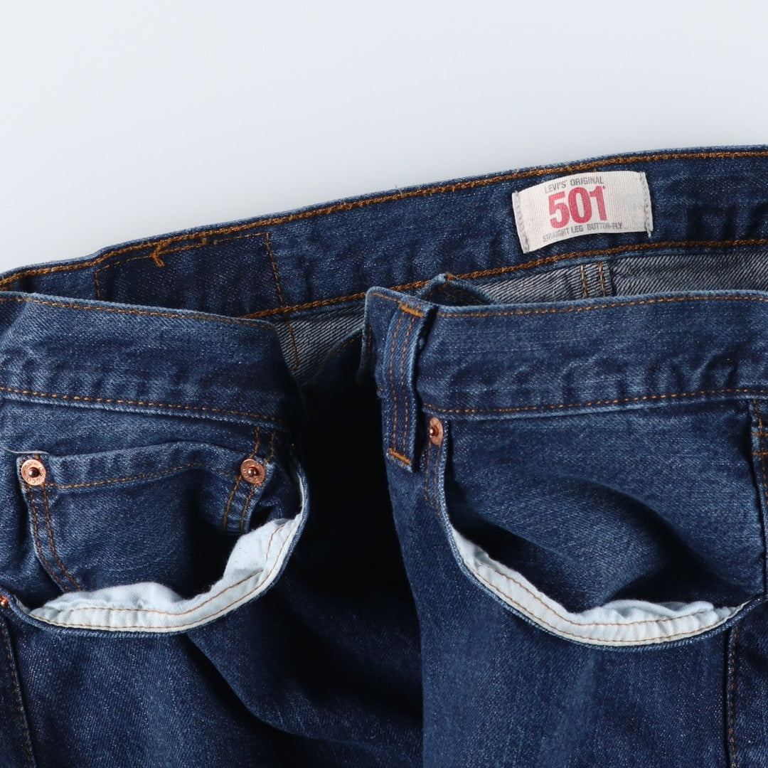 Levi's 501 Euro Model Straight Denim Pants Men's W36 cotton blue type Vintage Second Hand