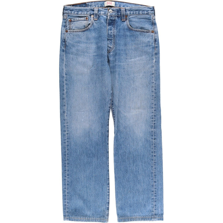 Levi's 501 Euro model straight denim pants for men, size W34 cotton blue type Vintage Second Hand